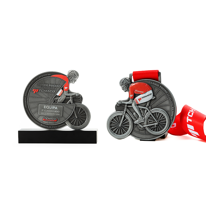 Cycling Trophy Plate