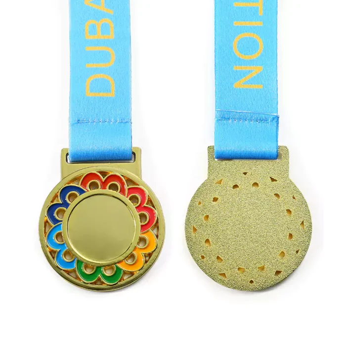 gold blank medal