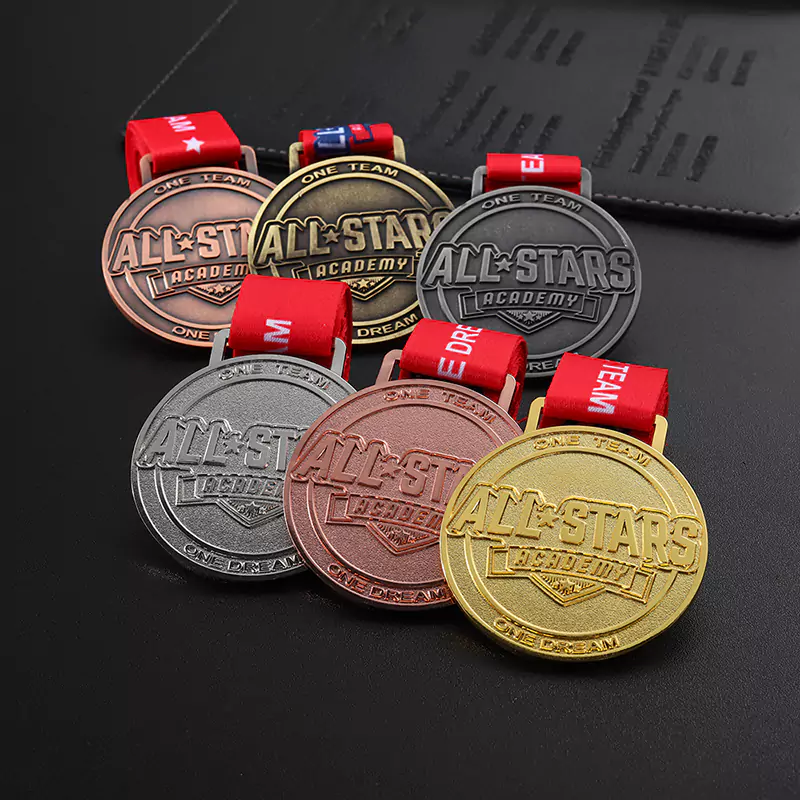 gold plated medals