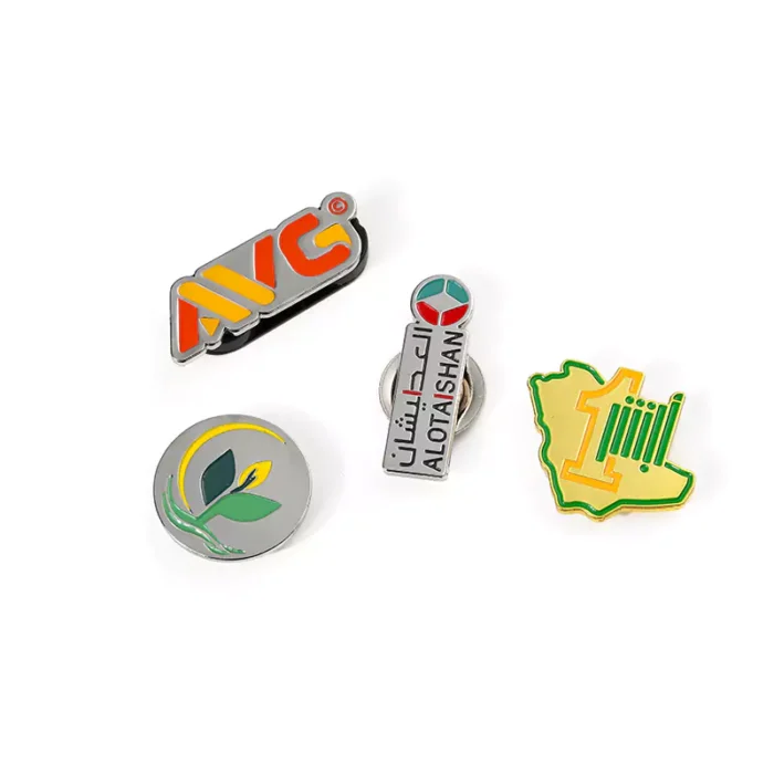 Multiple Design Letter Patterns Soft Enamel Magnet Pin