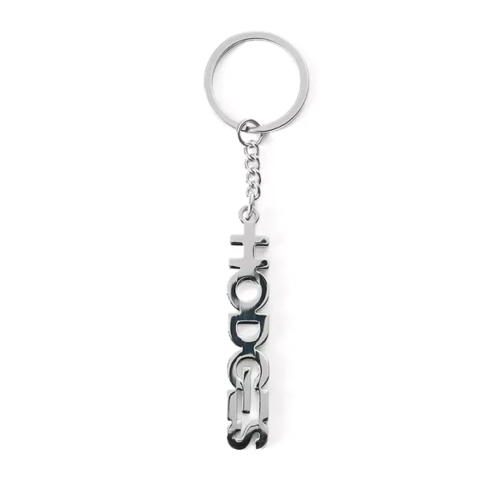 steel keychain with name