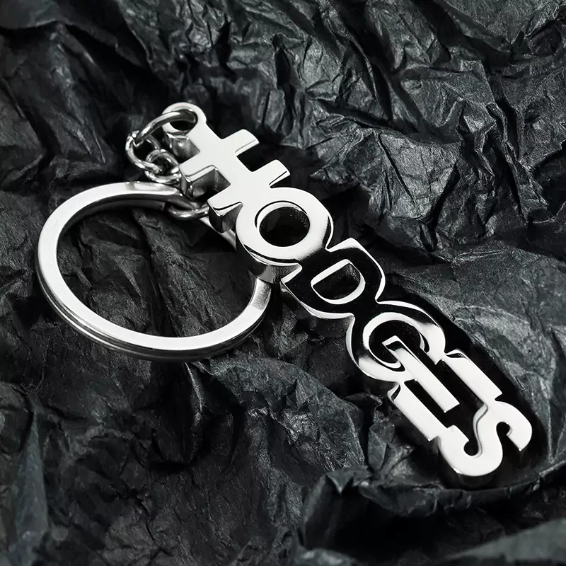 steel keychain with name