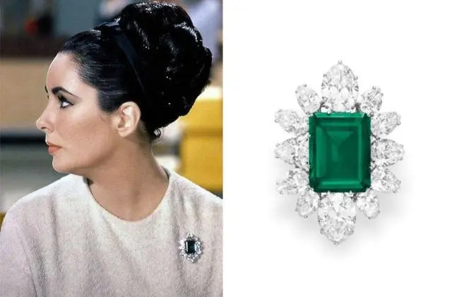 Elizabeth Taylors diamond brooch - Metal Crafts Glamor: Celebrity Stars Decorate the Way They Do